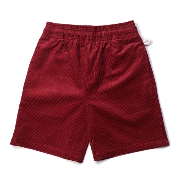 COOKMAN クックマン Chef Pants Short Corduroy Wine Red シェフパンツ ショート コーデュロイ ワイン