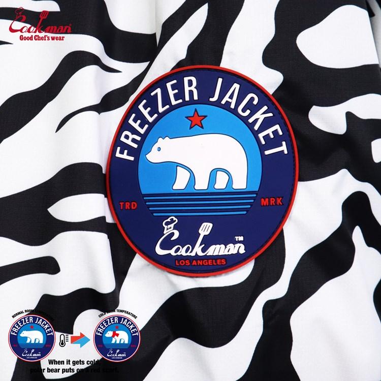 COOKMAN クックマン Freezer Jacket Zebra フリーザージャケット