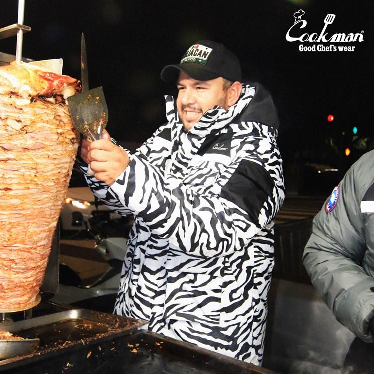 ジャケット・アウター fukushimakensodati COOKMAN クックマン Freezer Jacket Zebra フリーザージャケット