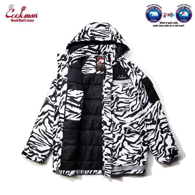 C様 ジャケット COOKMAN クックマン Freezer Jacket Zebra フリーザージャケット