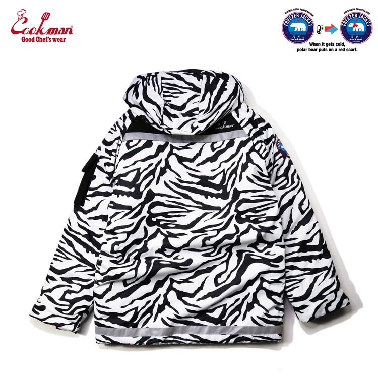 COOKMAN クックマン Freezer Jacket Zebra フリーザージャケット