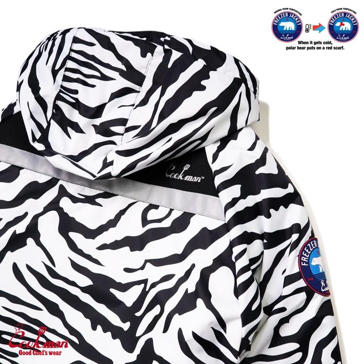 COOKMAN クックマン Freezer Jacket Zebra フリーザージャケット