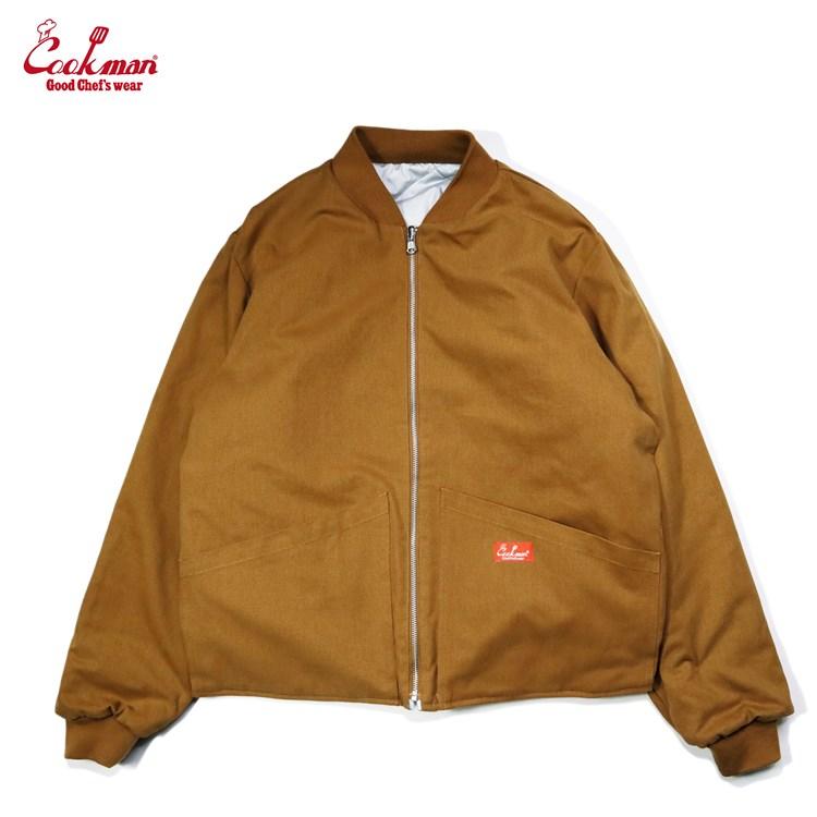 COOKMAN クックマン Hot Pad Jacket Brown  ホットパッドジャケット ブラウン 231-23452　｜リバーシブル｜バイカー｜motobluezkobe｜02