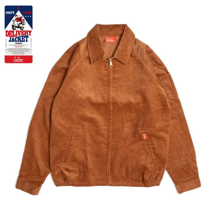 COOKMAN（クックマン） Delivery Jacket Corduroy Brown デリバリー 