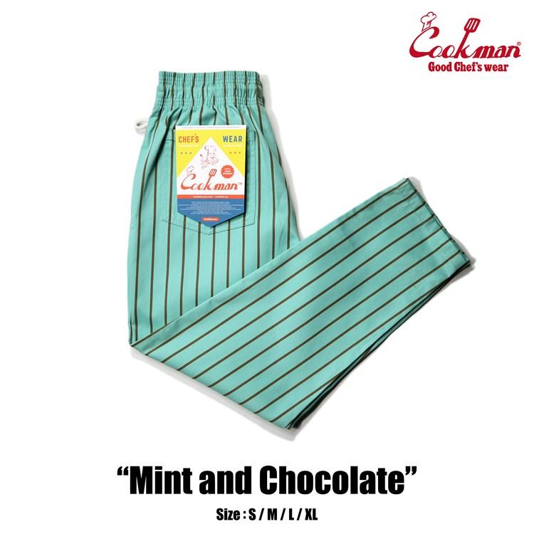COOKMAN（クックマン） Long Chef Pants シェフパンツ「Mint and
