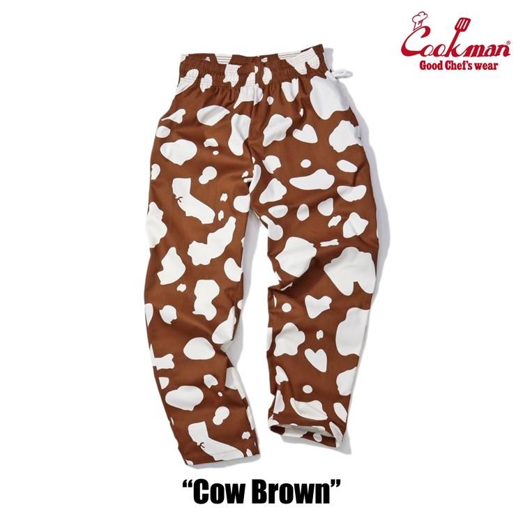 COOKMAN/クックマン Long Chef Pants シェフパンツ「Cow Brown」（ユニ