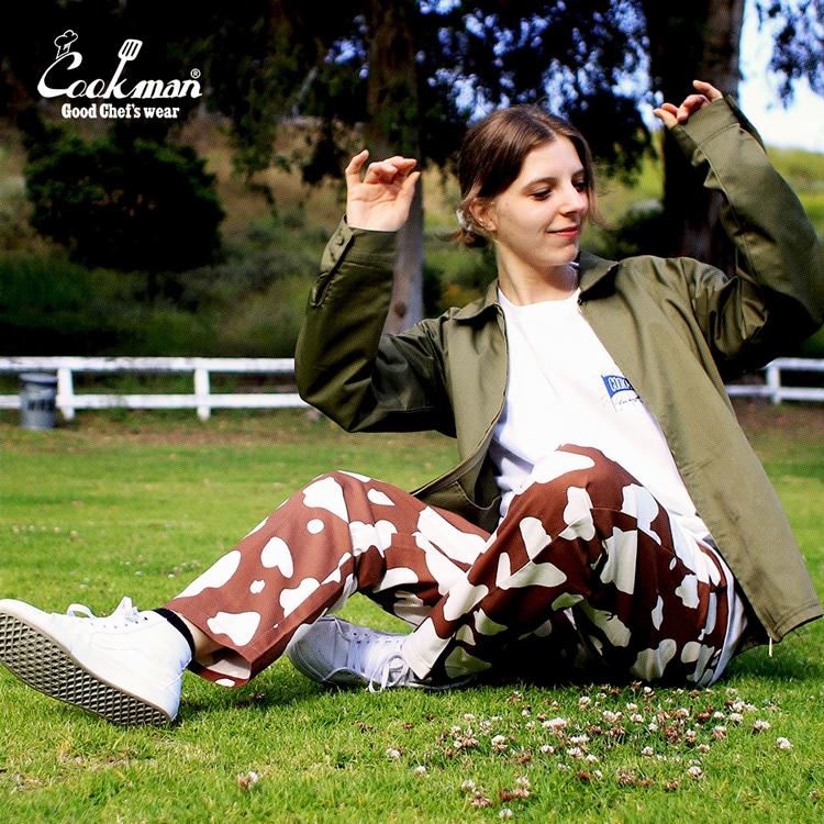 COOKMAN/クックマン Long Chef Pants シェフパンツ「Cow Brown」（ユニ