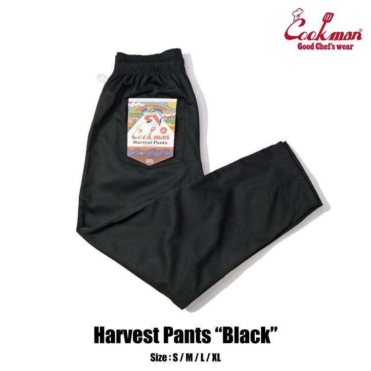 COOKMAN/クックマン　Harvest Pants   ハーヴェストパンツ「Black」（ユニセックス）ブラック　黒｜motobluezkobe｜02