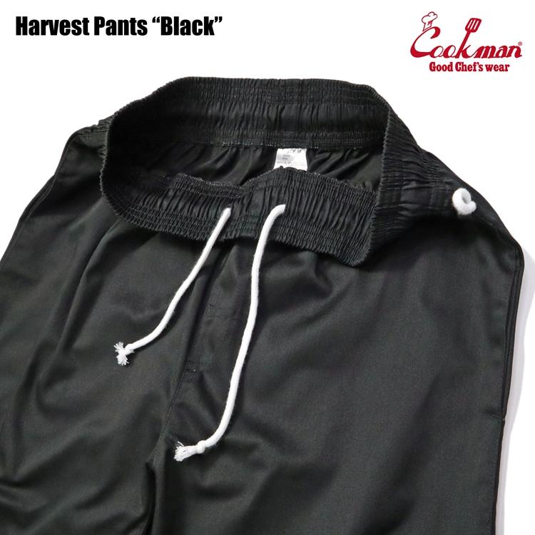 COOKMAN/クックマン　Harvest Pants   ハーヴェストパンツ「Black」（ユニセックス）ブラック　黒｜motobluezkobe｜05