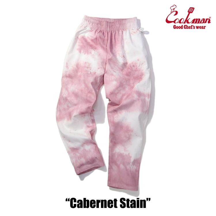 COOKMAN/クックマン Long Chef Pants Stain」（ユニセックス）カベルネ ライトピンク