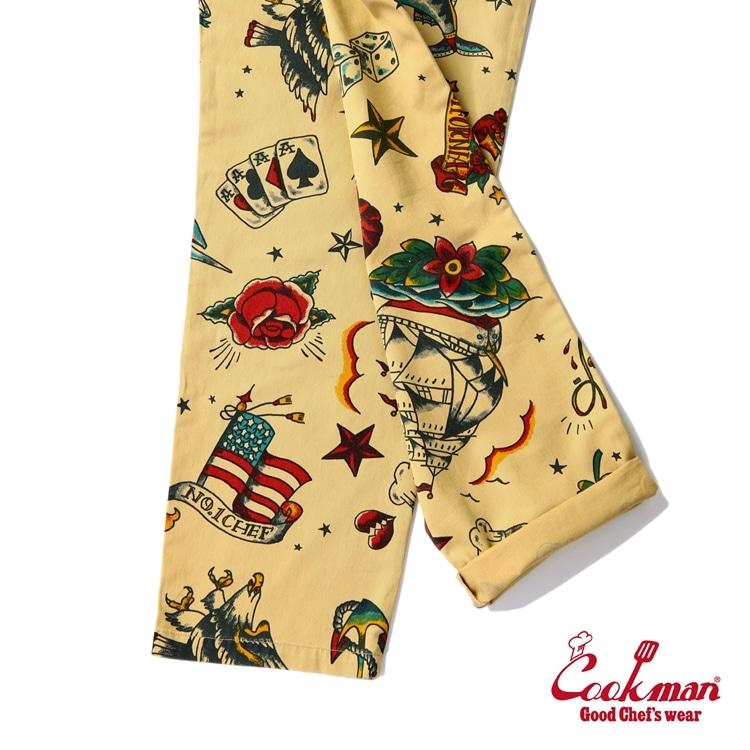 COOKMAN（クックマン） Chef Pants シェフパンツ「Old Tattoo Beige