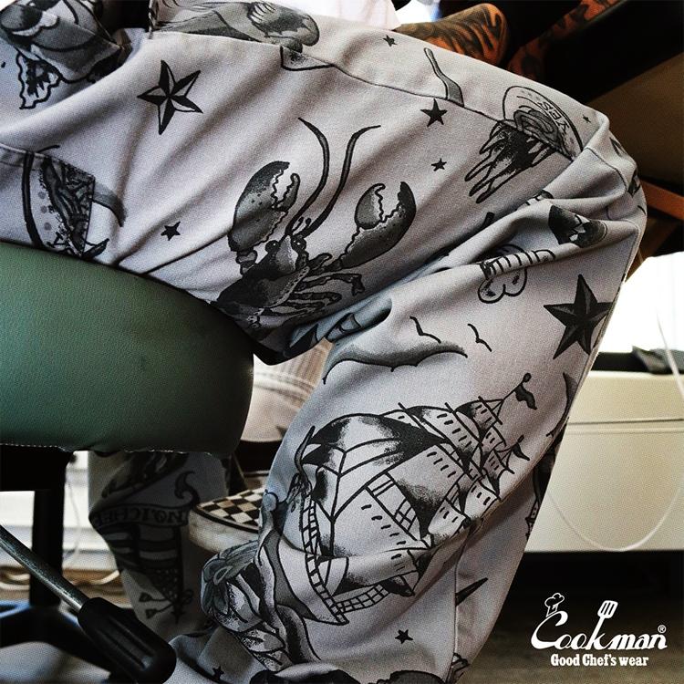 COOKMAN（クックマン） Chef Pants シェフパンツ「Old Tattoo Gray
