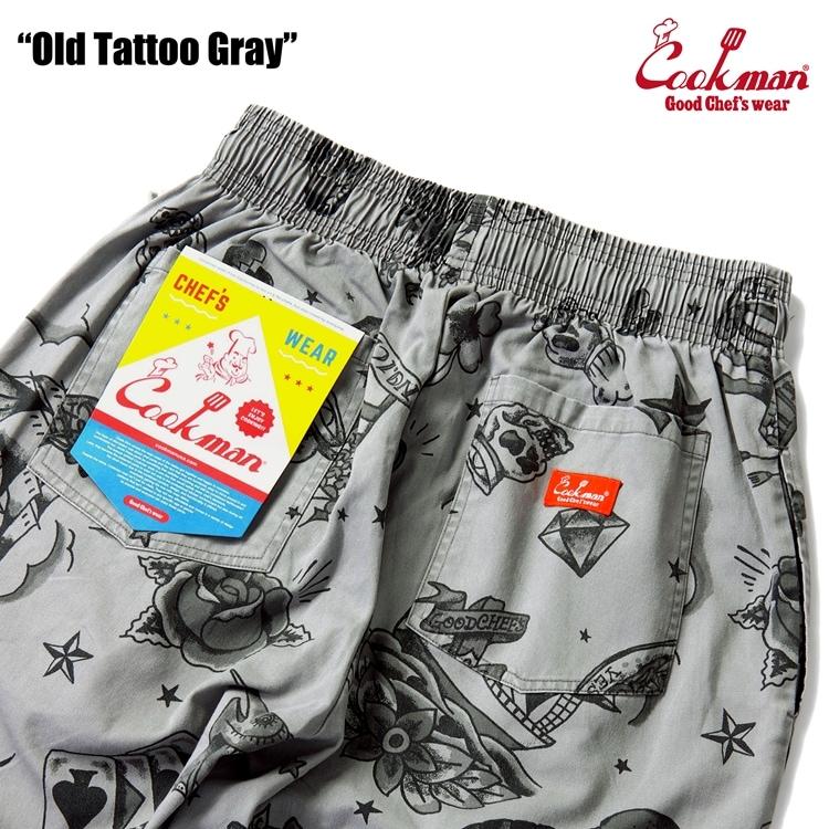 COOKMAN（クックマン） Chef Pants シェフパンツ「Old Tattoo Gray