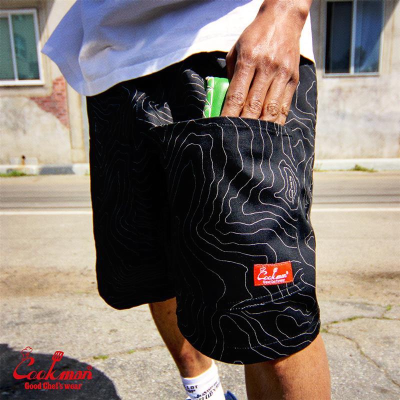 COOKMAN（クックマン） Chef Pants Short Front pocket シェフパンツ