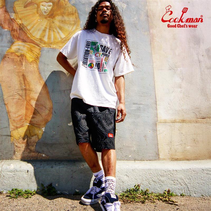 COOKMAN（クックマン） Chef Pants Short Front pocket シェフパンツ