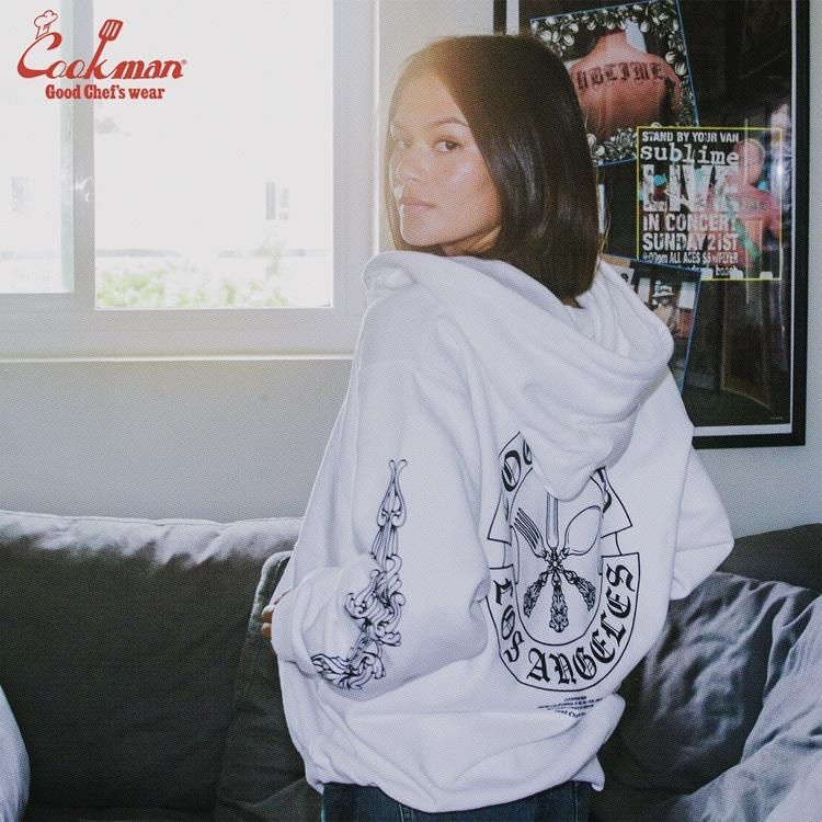 COOKMAN（クックマン） フーディー Zip Hoodie 「Cutlery」2カラー 