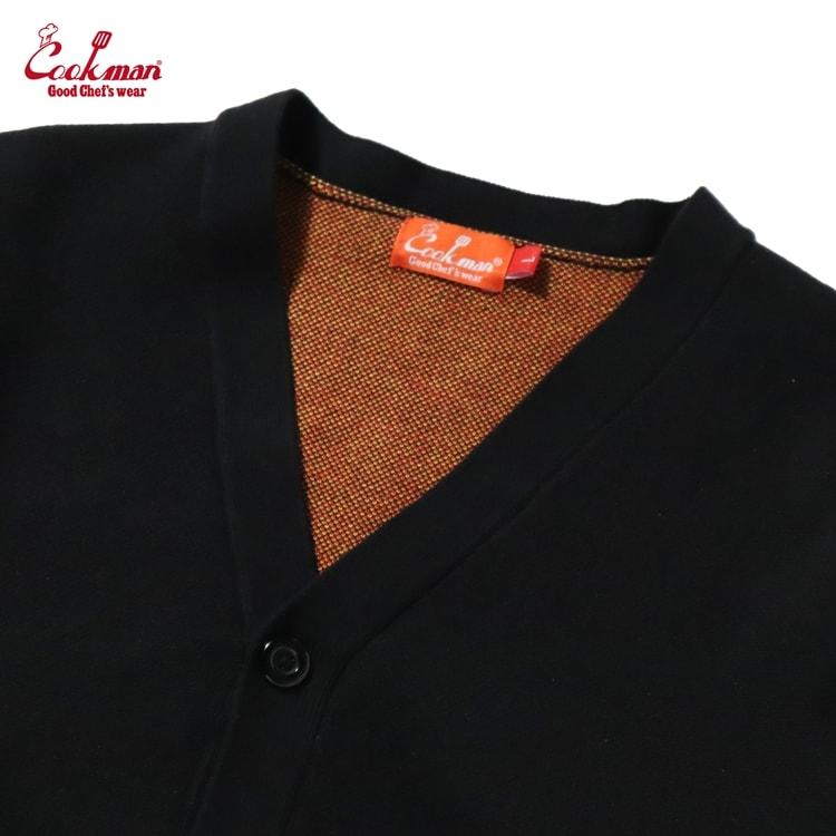 COOKMAN（クックマン） カーディガン Knitted Cardigan 「Flame Black 