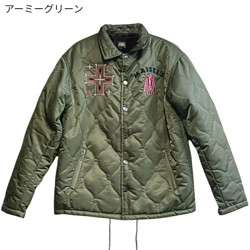 GUNZ MAISEL'S キルティングコーチジャケット ボアライニング ｜2