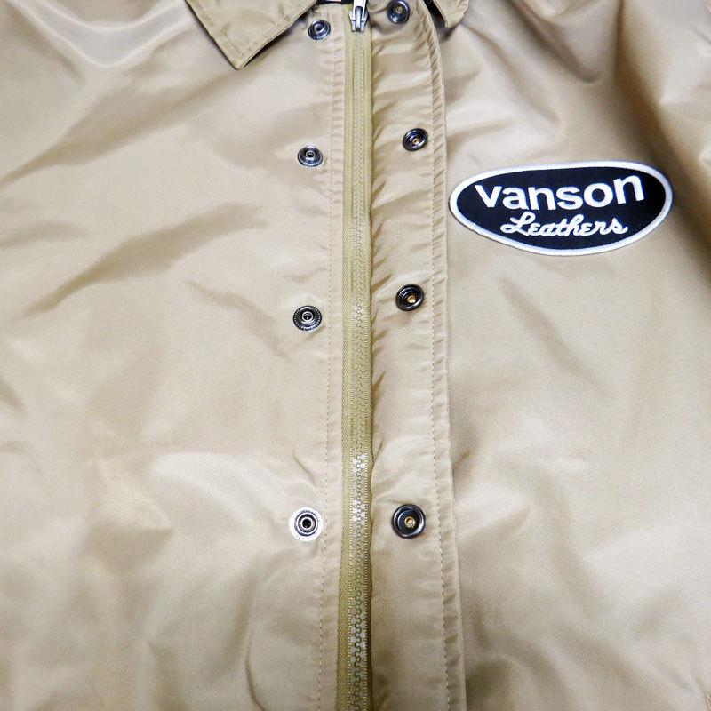 VANSON（バンソン） VANSON WHEEL & WING COACH JACKET コーチ