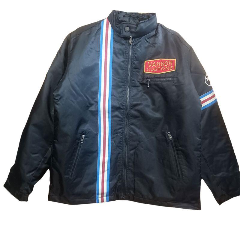 VANSON CUSTOM NAYLON RACING JACKET バンソン ナイロンレーシング 