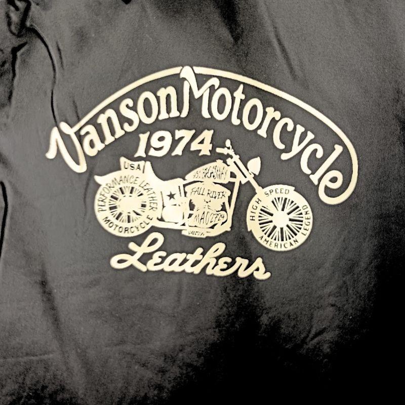 VANSON モトブルーズ別注 コーチジャケット 「MOTORCYCLE」｜2カラー