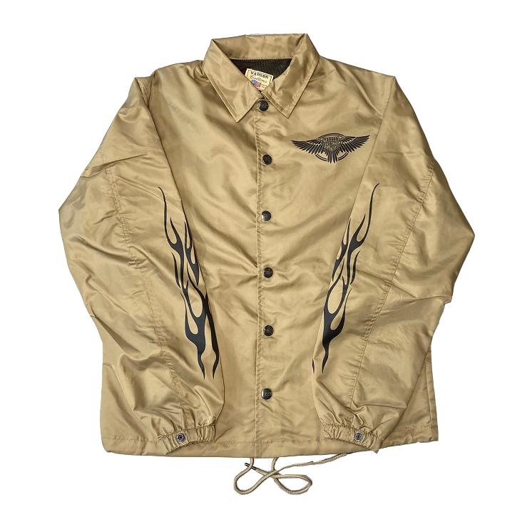 VANSON バンソン モトブルーズ別注 COACH JACKET コーチジャケット
