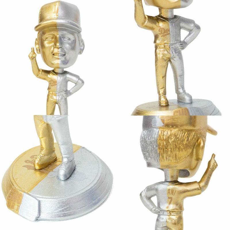FOCO MINI BIG HEADS ゴールド&シルバーボブルヘッド大谷翔 MLB FOCO ドジャース 大谷翔平 ボブルヘッド フィギュア 4.5インチ