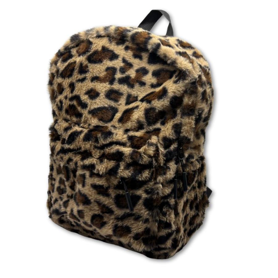 バックパック 「Leopard」フェイクファー リュックサック レディース