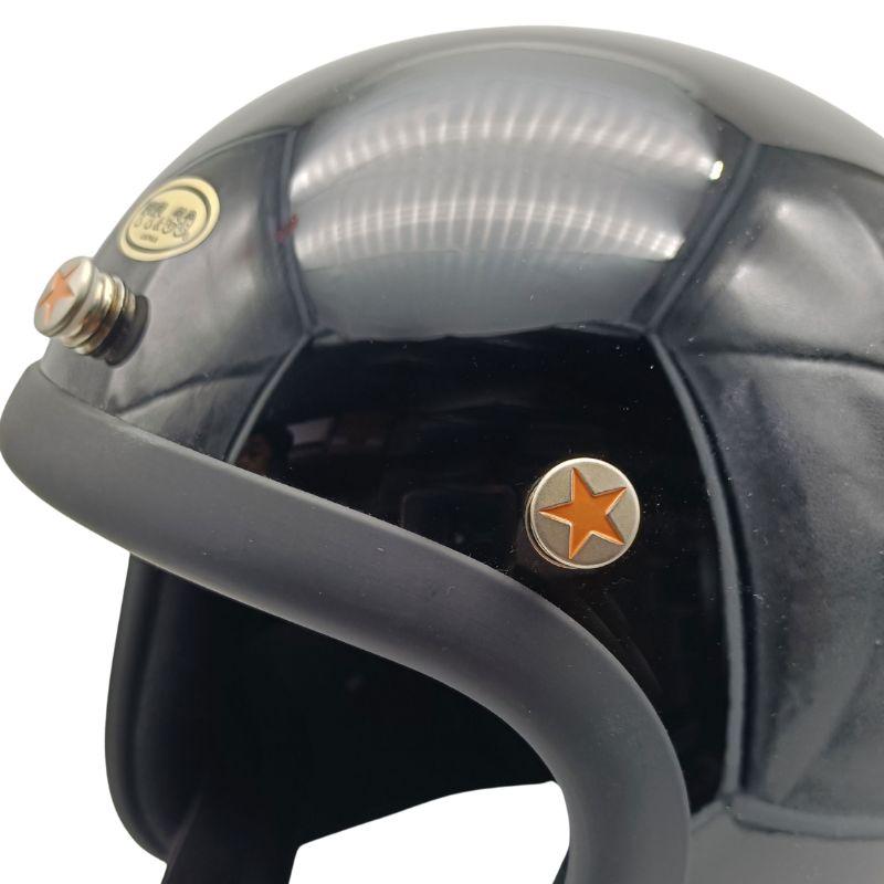 DAMMTRAX スタードット ヘルメットアクセサリー STAR DOT｜イエロー