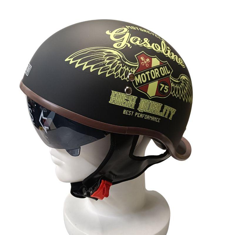グーステール RT75 インナーバイザー（スモーク）マットブラック DOT