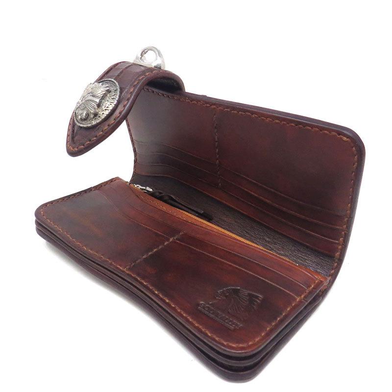 【商品入れ替えの為 10%OFF】GOD VALLEY　ロングウォレット ループキーホルダー ウォレットロープ　3点セット　牛革　クロコの画像