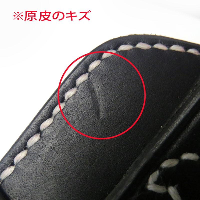 【商品入れ替えの為 10%OFF】GOD VALLEY スマホホルダー 牛革　スマホケース　ベルトポーチ　ピストルホルダー風　ブラック/ホワイトステッチ　LLサイズ_14