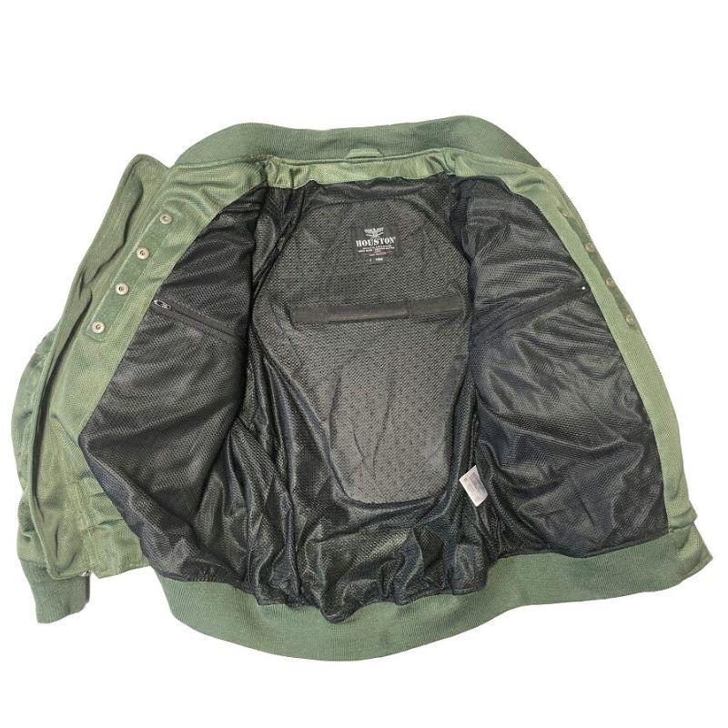 HOUSTON / ヒューストン メッシュジャケット MA-1 MESH M/C JAC M〜4XL