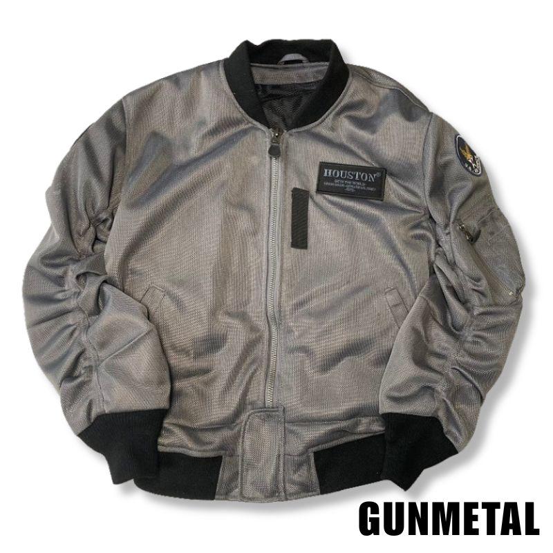 HOUSTON / ヒューストン メッシュジャケット MA-1 MESH M/C JAC M〜4XL