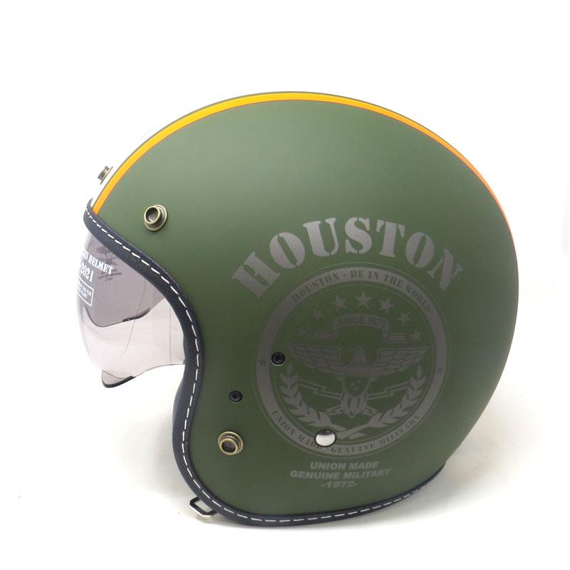 HOUSTON ヒューストン インナーバイザーヘルメット（HTVH-2021）カーキ