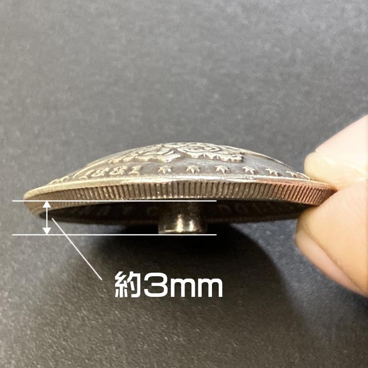 レプリカモルガンコンチョ ［MCN-01］レザークラフトに