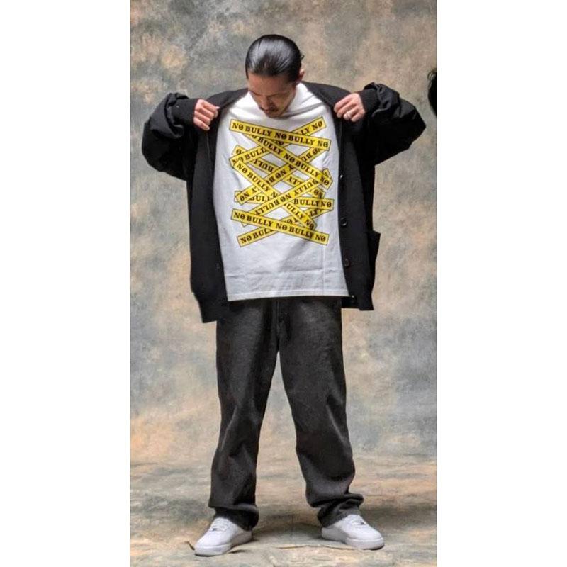 HOMIE NO BULLY ロンT ホワイト ホーミーケイ チカーノ Long-Tee NB