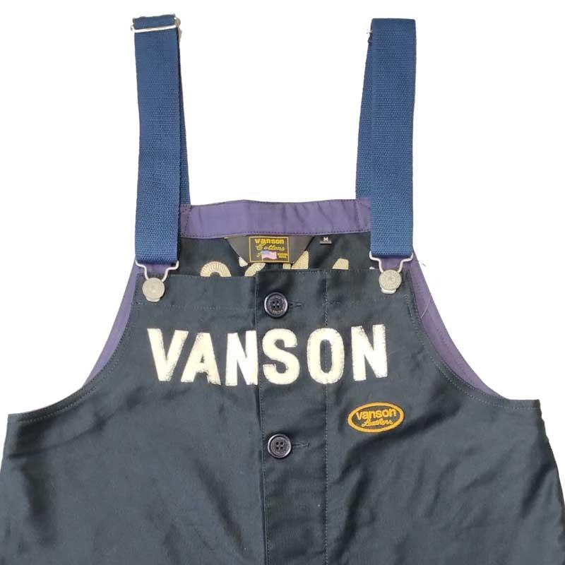 VANSON（バンソン） デッキ オーバーオール ワンスター つなぎ メンズ