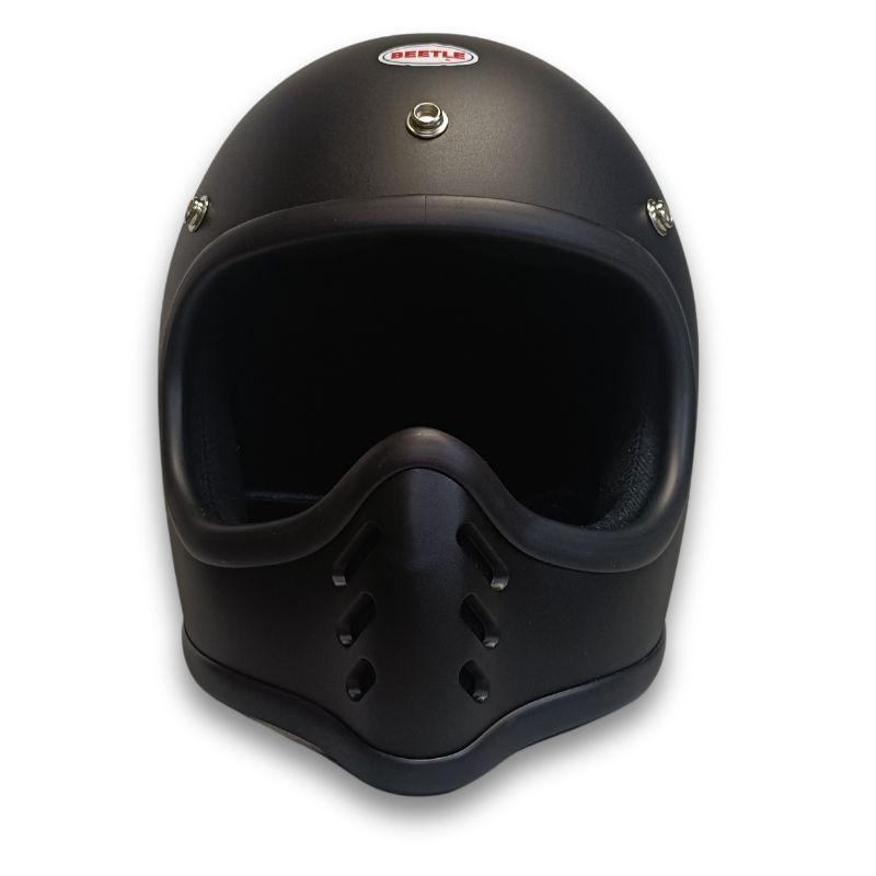 BEETLE MTX フルフェイスヘルメット ブラック オーシャンビートル ヘルメット BEETLE MTX MOTO STYLE HELMET