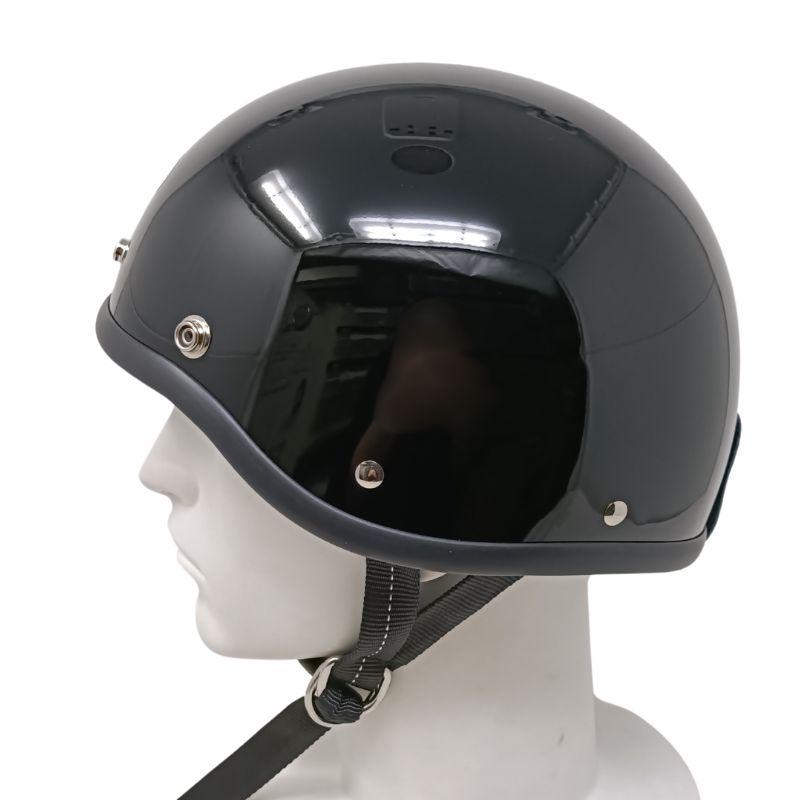 OCEAN BEETLE】SHORTY-OS / ブラック ハーフヘルメット オーシャン