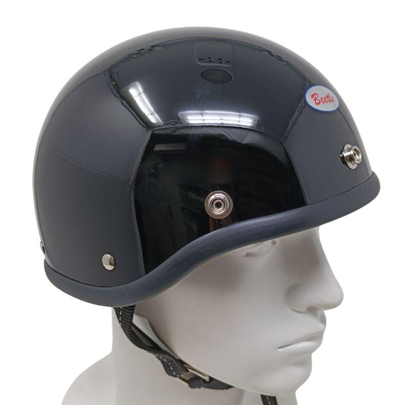 OCEAN BEETLE】SHORTY-OS / ブラック ハーフヘルメット