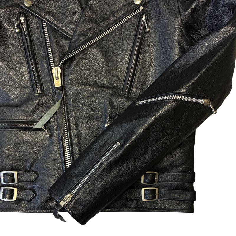 専用　48 フリーダム 水牛革 バッファロー ダブル ライダース ロンジャン セール！】FREEDOM｜フリーダム レディース バッファローレザー