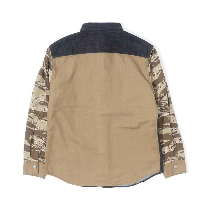 児島ジーンズ マルチコンボシャツ タイガーカモ KOJIMA GENES MULTI