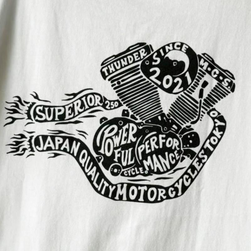 90sノートンモーターサイクルジミーズ Tシャツ2枚セット HARLEY-DAVIDSON (ハーレーダビッドソン) 90s 3D EMBLEM