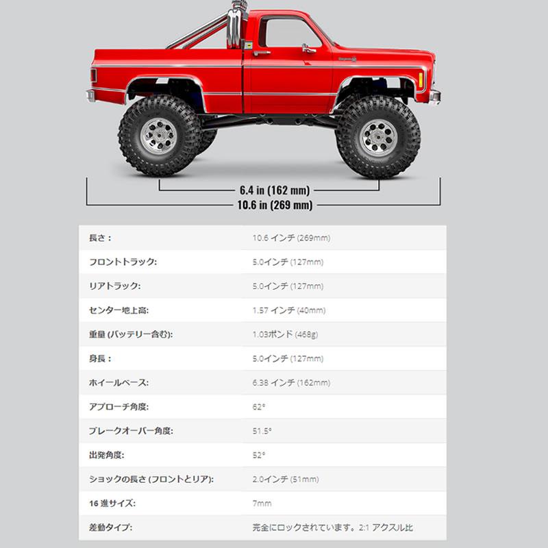 2023年09リリース｜TRAXXAS トラクサス 1/18 ラジコン TRX-4M Chevrolet K10 High Trail Edition｜シボレー ハイトレイル エディション｜motobluezkobe｜10