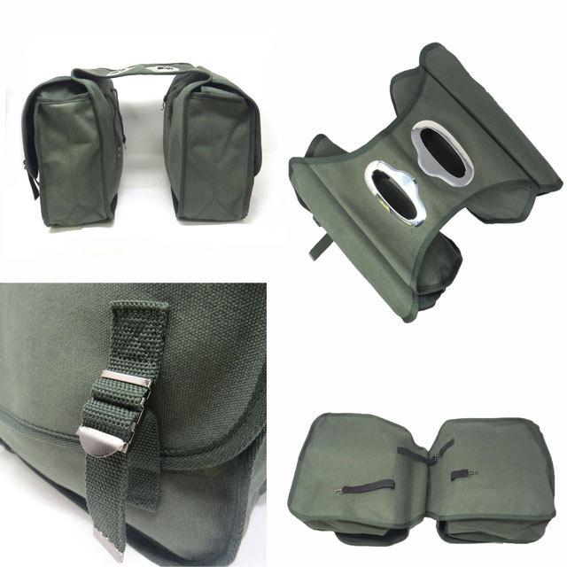 カブにピッタリ！US ARMY サドルバッグ(20L)ミリタリーテイスト