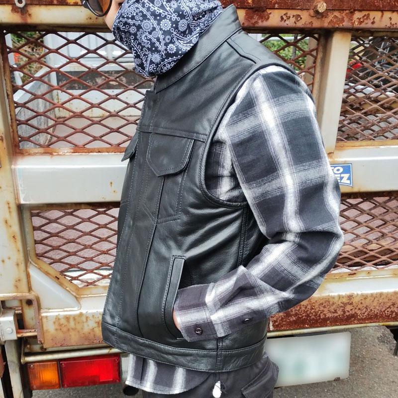 新品未使用　ダイスケタナカ　レザーベスト ナカタケ レザーベスト