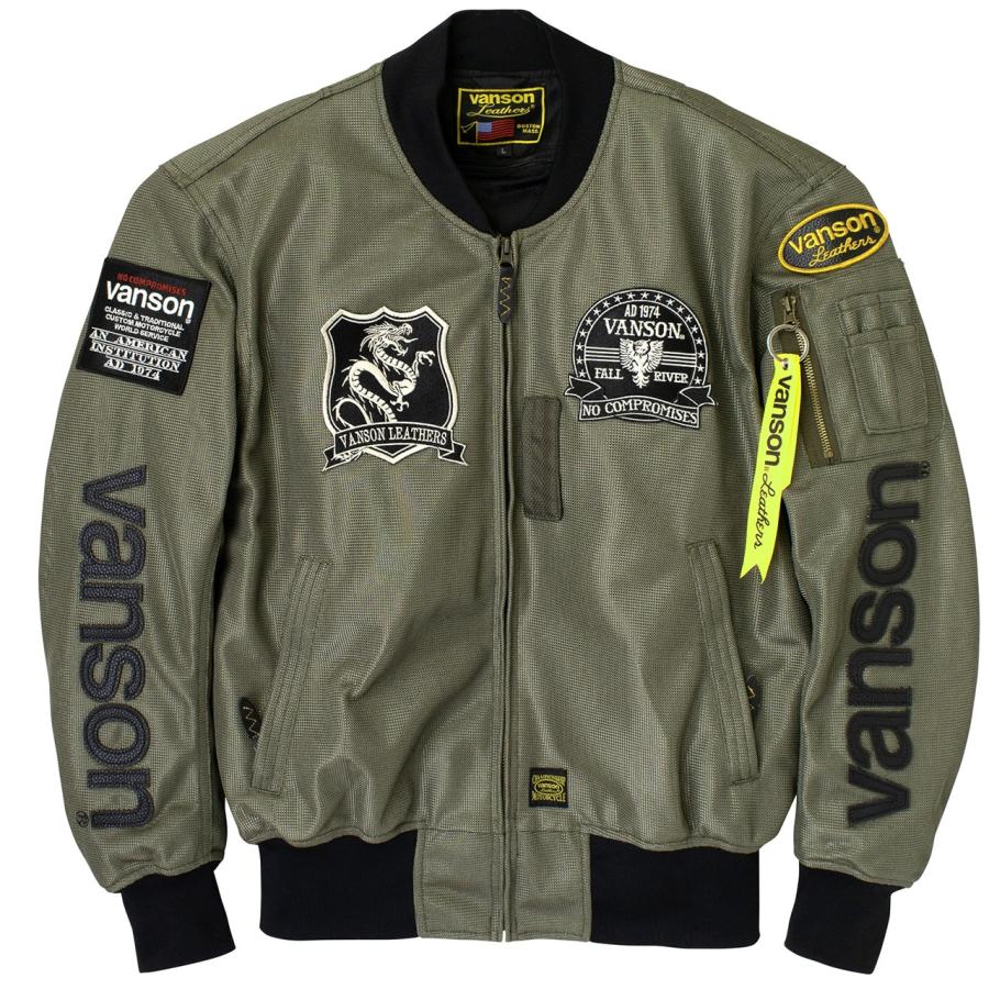 VANSON（バンソン） 【30％OFF！】VANSON メッシュMA-1ジャケット