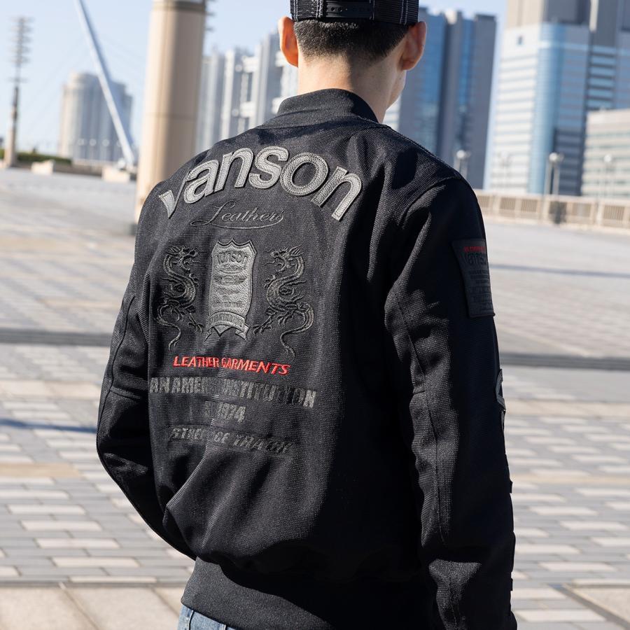 VANSON（バンソン） 【30％OFF！】VANSON メッシュMA-1ジャケット