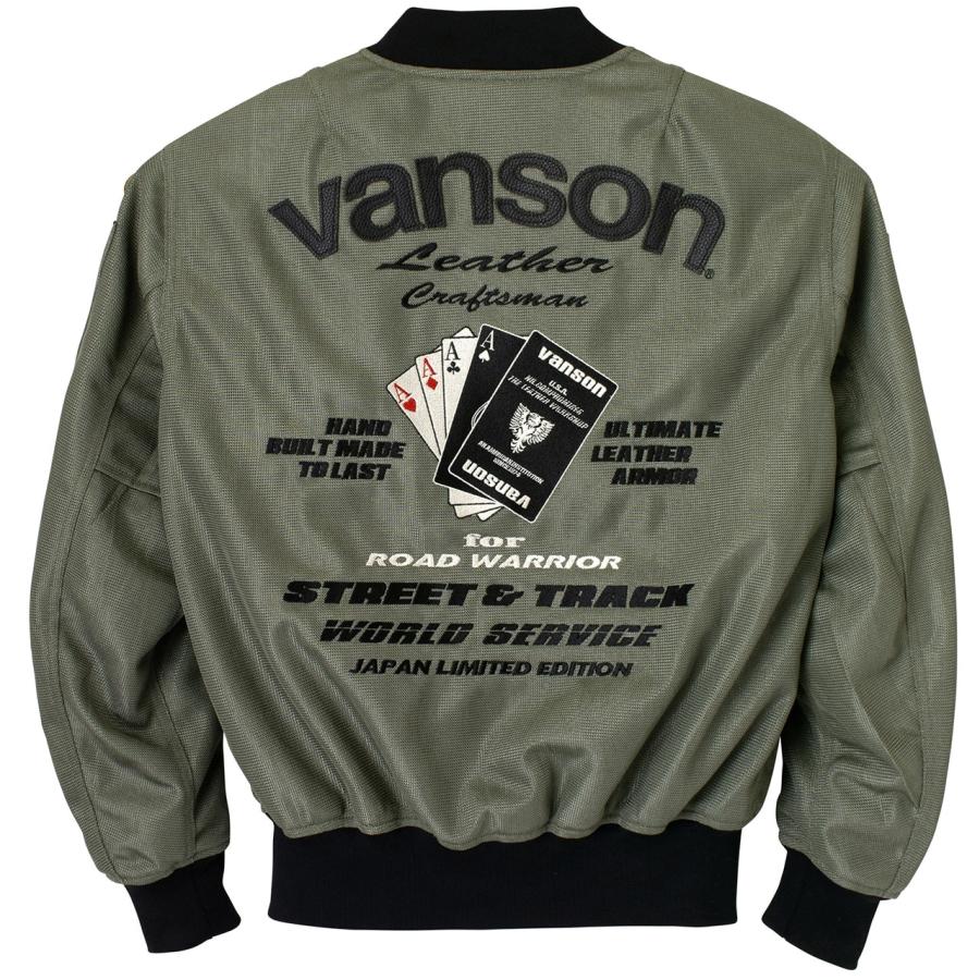 VANSON（バンソン） 【30％OFF！】VANSON メッシュMA-1ジャケット｜3